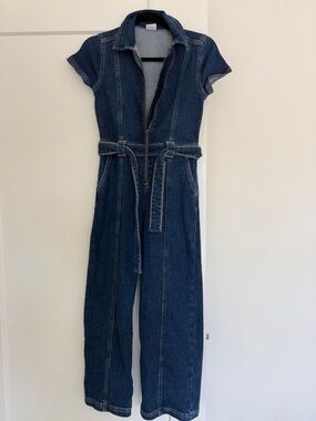 abercrombie kids Dark Blue Denim Jumpsuit